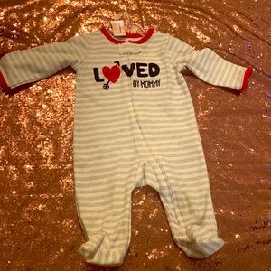 Carter’s-Just One You “Always loved by Mommy” sleeper (size 3 months)